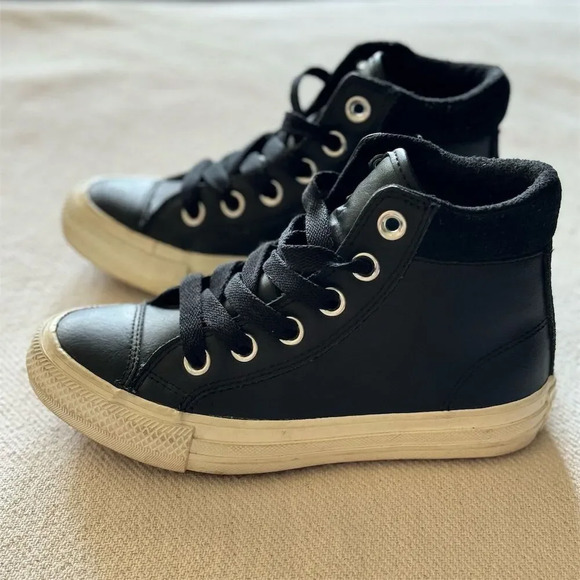 Converse Chuck Taylor All Star PC Boot Hi Junior Black/Caramel Size 13 - Picture 7 of 11